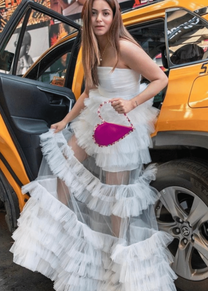 KOMPAL MATTA KAPOOR in PARIS GOWN