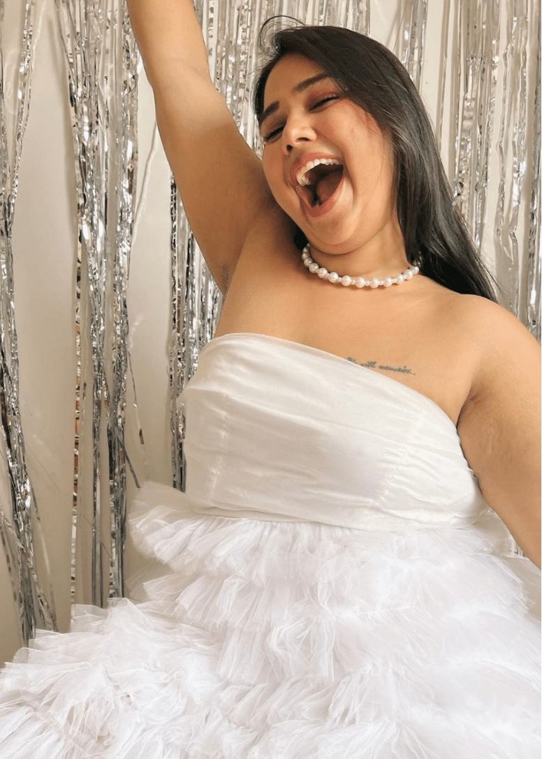 PARANOSH IRANI in PARIS GOWN