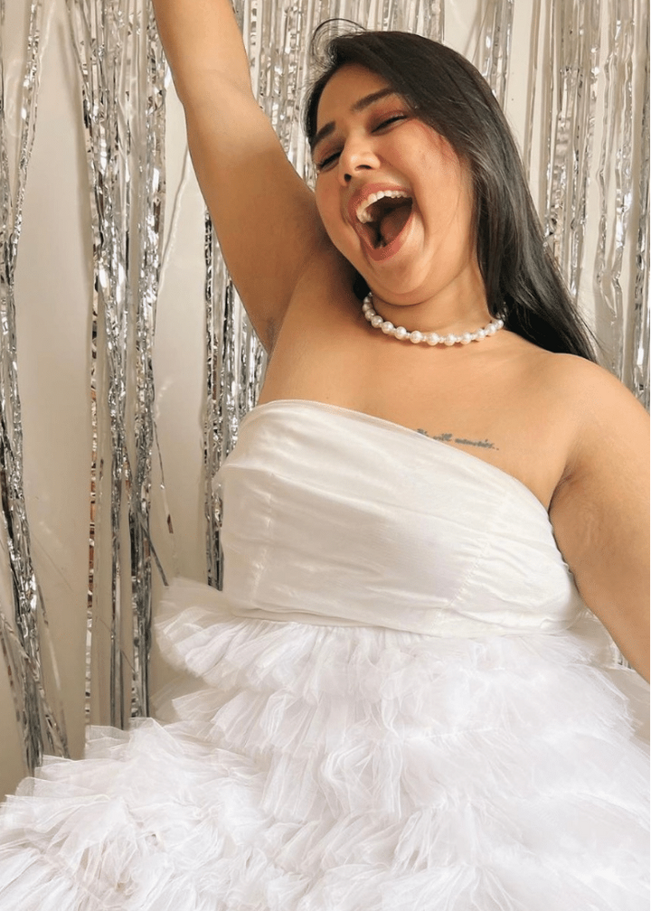 PARANOSH IRANI in PARIS GOWN