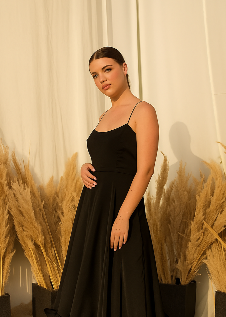 THAT BOHO GIRL IN SPLIT DRESS