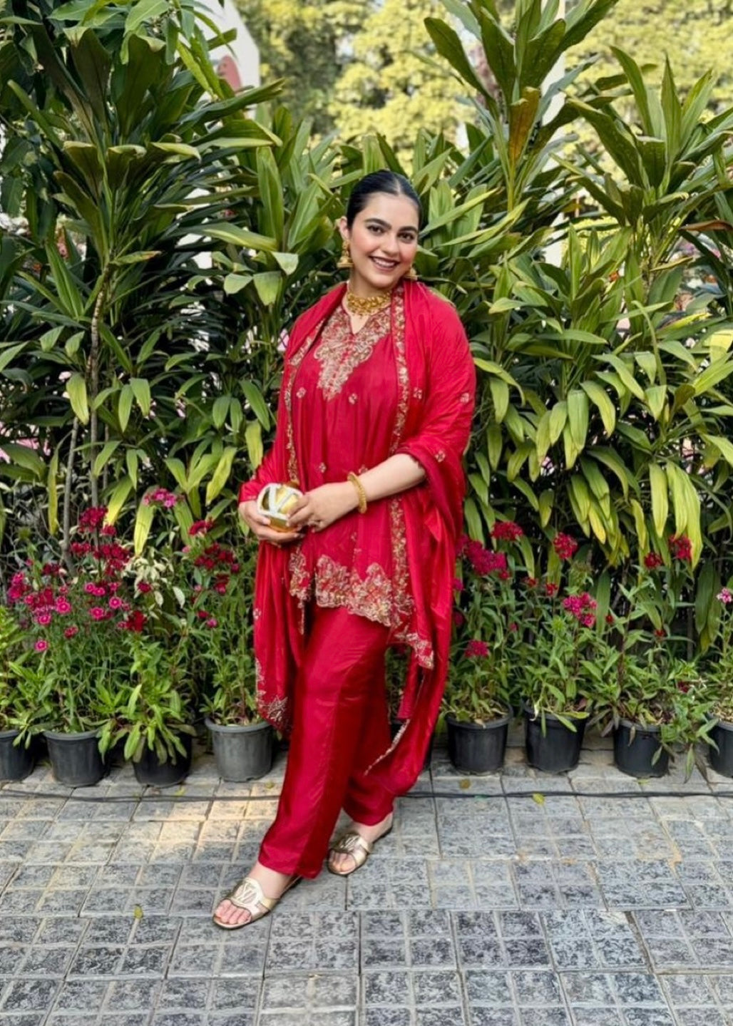 SIMAR WALIA IN VRINDAVAN MH KURTA SET