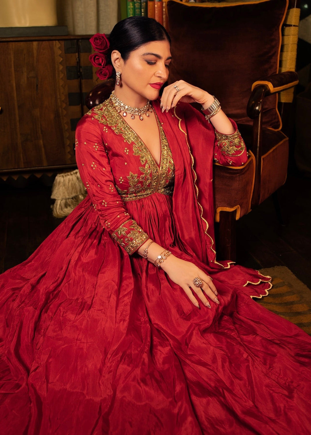 VRINDAVAN F ANARKALI SET