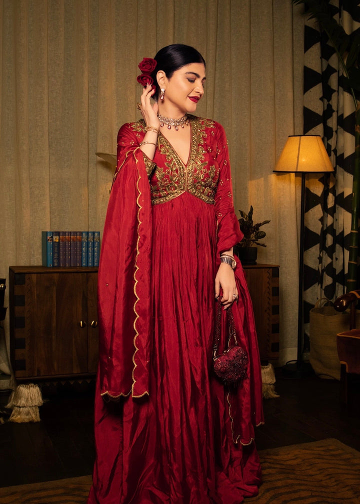 KHUSHNAZ ASHDIN TURNER IN VRINDAVAN F ANARKALI SET