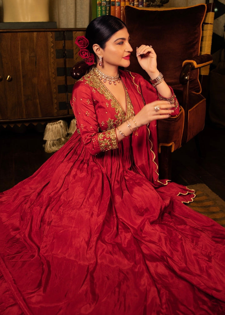 KHUSHNAZ ASHDIN TURNER IN VRINDAVAN F ANARKALI SET