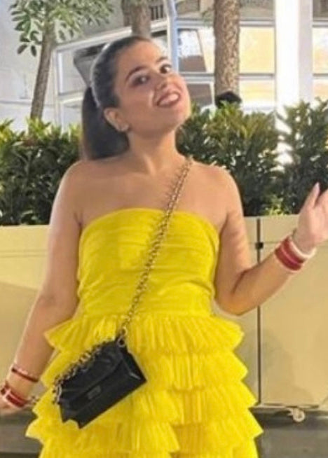 PARANOSH IRANI in PARIS GOWN